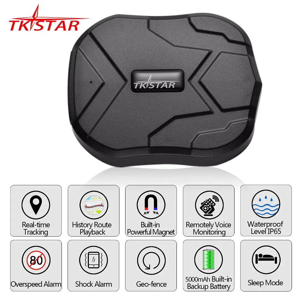 GPS Tracker Car TKSTAR TK905 5000mAh 90 Days Standby 2G Vehicle Tracker GPS Locator Waterproof Magnet Voice Monitor Web APP g292D