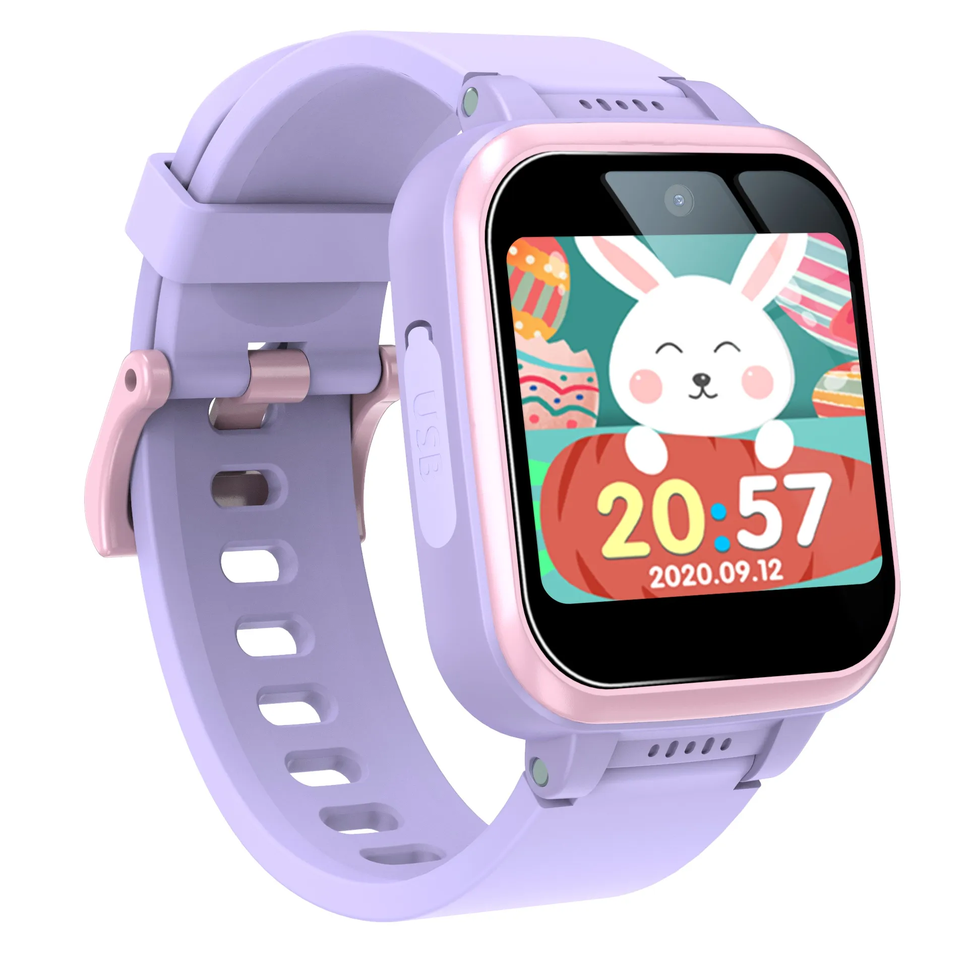 Smartwatch infantil Y90 con cámara de fotos y video, 6 juegos