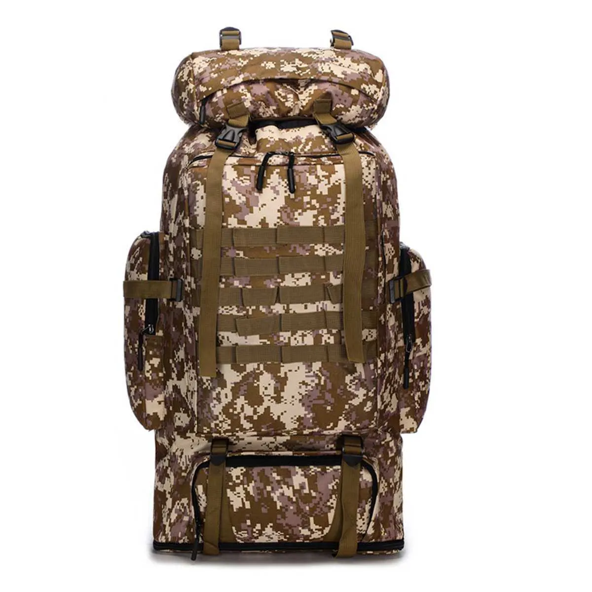 100L grande mochila militar campismo molle camping sacucksack mochila tático homens caminhadas escalada viagem ao ar livre esporte sacos mochilas