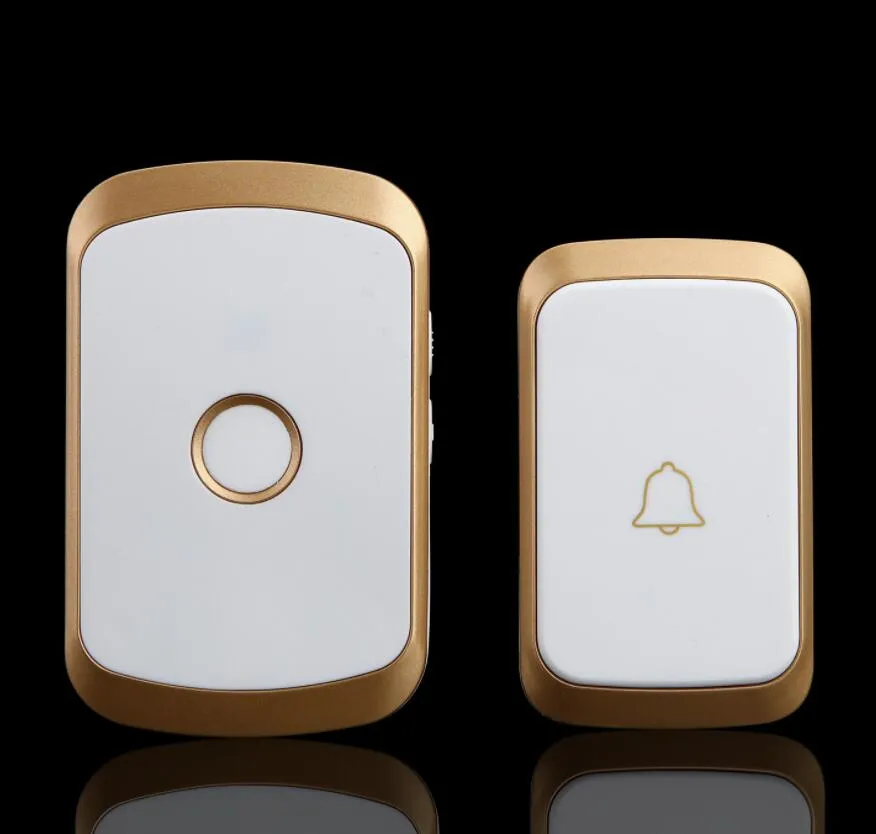 CACAZI A20 Intelligent Wireless Waterproof Doorbell 300M Range 36 Music Led Flash Doorbell Us Plug I.289023002