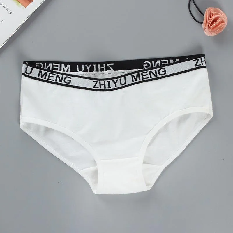 Colorful Cotton Pure Cotton Ladies Briefs For Girls Letter Print Puberty  Underwear For Teens And Teants 8 14 Years From Huoyineji, $12.89