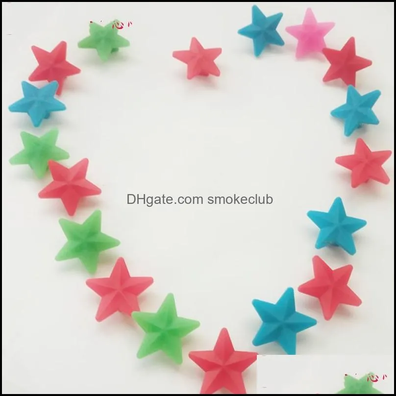 Small Star Bead Bicycle Spokes Multicolored Stars A Child Car Star Type Colourful Beads Outdoor Cycling Color Film 1ws ii