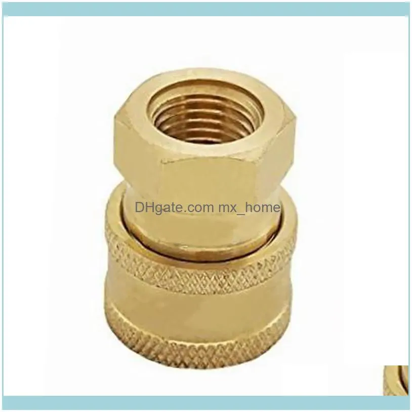 Watering Equipments 15mm Quick Release Connector To 3/8 Inch Female Adapter Pressure Washer Coupling Fittings, Durable Brass Tools,