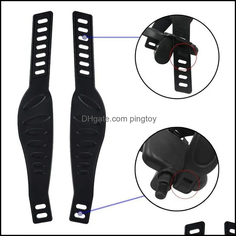 Accessories Exercise Bike Pedal Straps Adjustable Length Universal Strap Bicycle