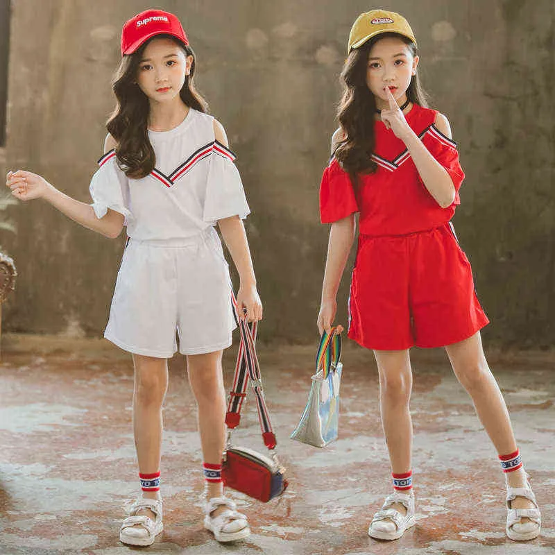 Moda Abbigliamento Ragazze Set Abiti Estivi Abbigliamento Bambina