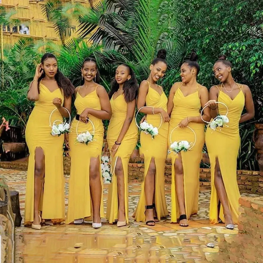 Wedding dresses in yellow hotsell