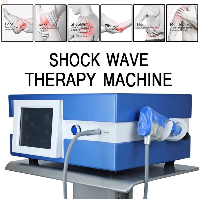 Compressore d'aria portatile Macchina per terapia ad onde d'urto Fisioterapia ad onde d'urto Sollievo dal mal di schiena al ginocchio Rimozione della cellulite