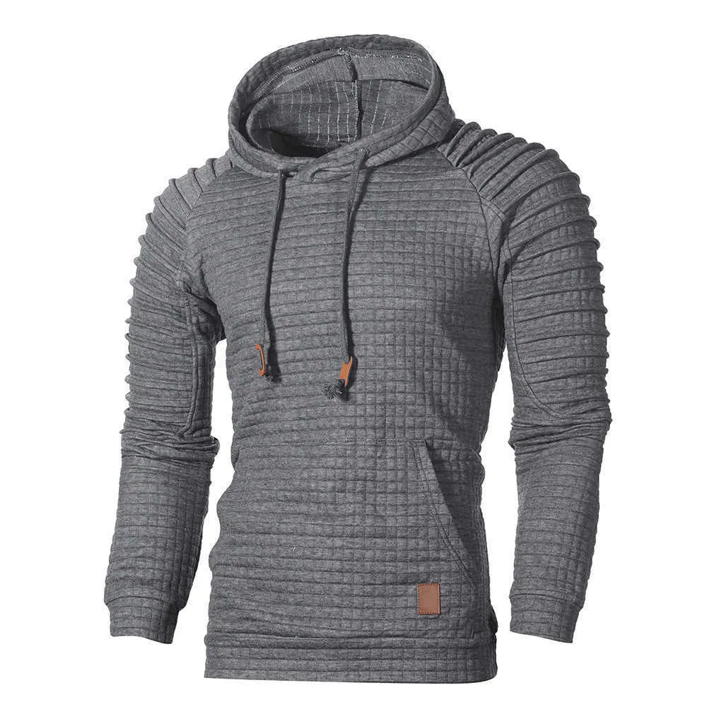 Vetement Homme 2019 Brand Long Sleeve Solid Color Hooded Men