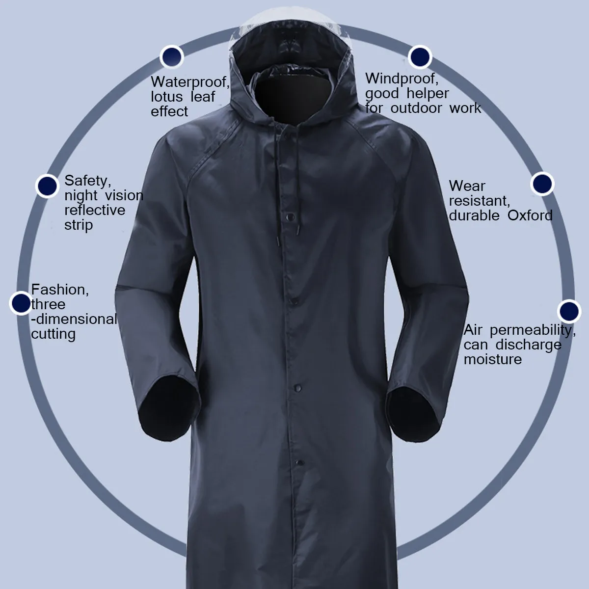 Reflective Strip Waterproof Raincoat For Men Amazon For Men And Women Ideal For Outdoor Activities Like Fishing Hiking And Night Safety From Luo09 16.7 DHgate.Com
