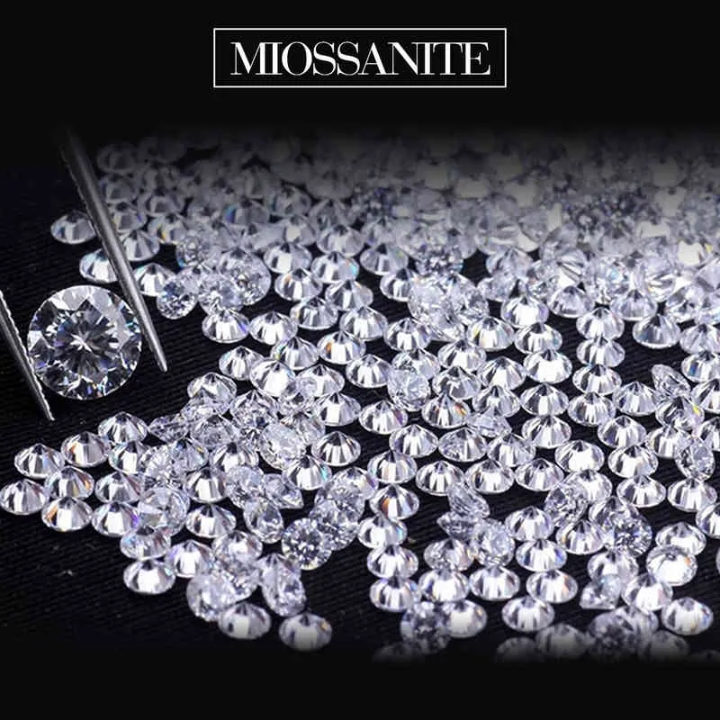 Szjinao 340pcs маленькие драгоценные камни камни Moissanite от 0,8 мм до 2,9 мм d цветной алмазный драгоценный камень для ювелирных изделий