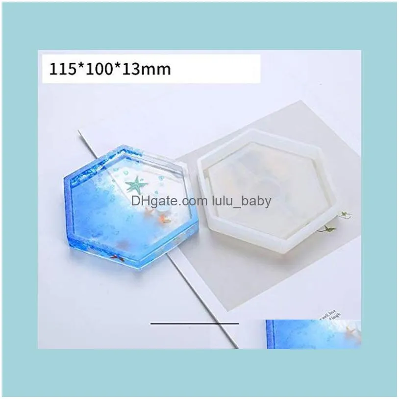 Jewelry Pouches, Bags Resin Silicone ,5 Pack Art Molds Include Round,Square,Cylinder,Plate,Silicone For Concrete,Diy /Flower Po