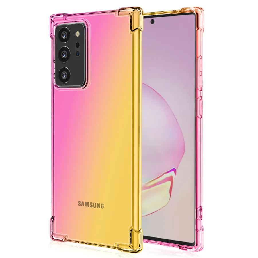 Gradient Case for Samsung Galaxy  A04/A05/A14/A15/A24/A25/A34/A35/A54/A55/S23 Plus/S24 Ultra, Soft TPU  Silicone Shockproof Cover