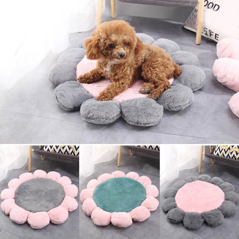 Pet Dog Bed Mat Four Seasons Universal Kennels Nest Små medelstora katter och hundar Mats Winter Warming Mat 2pcs HH21-700