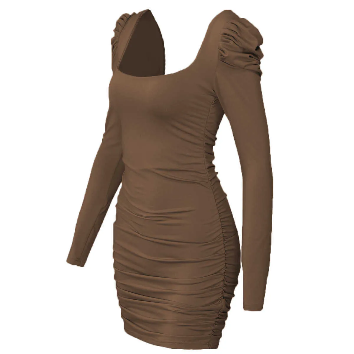 Vestido Ajustado Con Cuello En V Para Mujer, Manga Larga Con Botones Para Mujer Para Vacaciones ANGGREK Negro S | En Línea