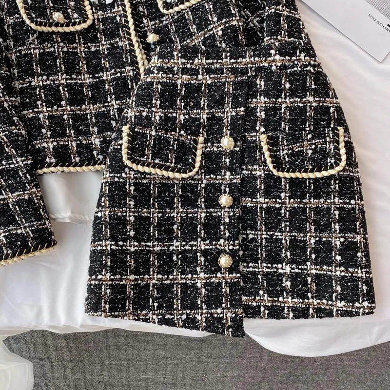 【新品】LADY LIKE TWEED SET UP Lady Like Tweed Set - Black/White | Fashion Nova