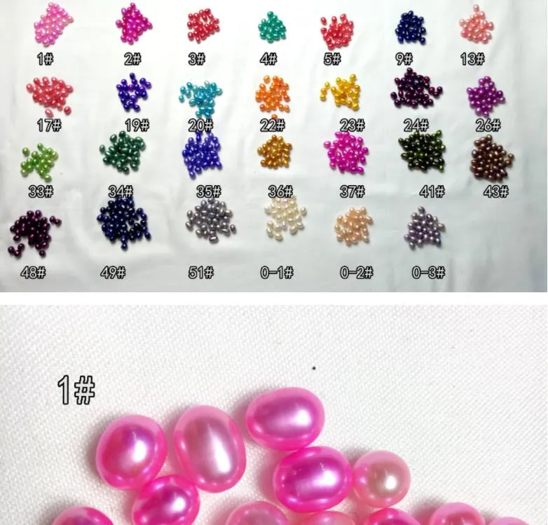 Wholesale Pearl Oyster 6-7mm Round 25 Colors freshwater natural Cultured in  Oyster Pearl Mussel Supply