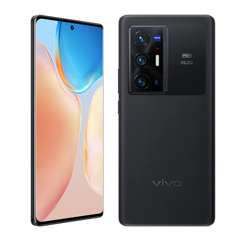 Oryginalny Vivo X70 Pro + Plus 5G Telefon komórkowy 8GB RAM 256GB ROM Snapdragon 888+ OCTA Core 50mp HDR IP68 Android 6.78 "Zakrzywiony pełny ekran Identyfikator Face Smartfon Smartfon