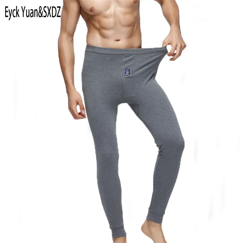 Winter Men's warm underwear cotton leggings Tight Men Long Johns Plus Size Warm Underwear Man thermal underwear for men 211108