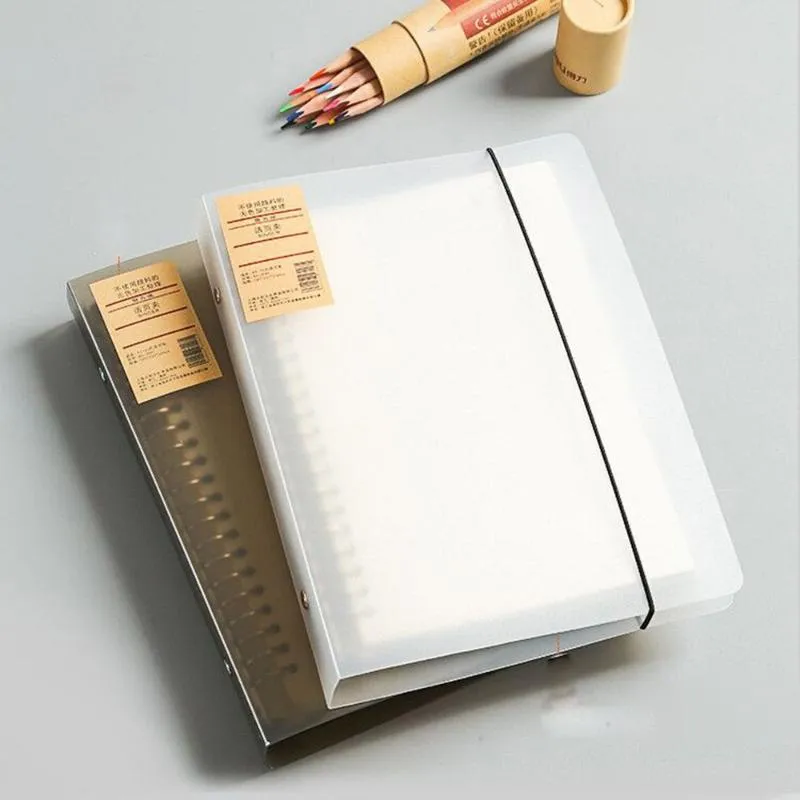 Notepads Cover Stationery Journal Diary Anghing Binder Plastic Shell FileBook Notebook Nota dei cuscinetti da scrittura