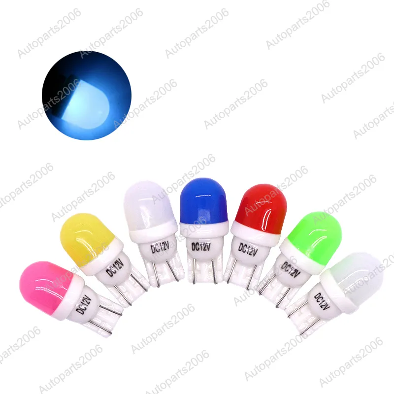 50 pcs gelo azul T10 5630 2smd cerâmica lâmpadas LED lâmpadas de lâmpadas de lâmpadas de lâmpadas de leitura 12V