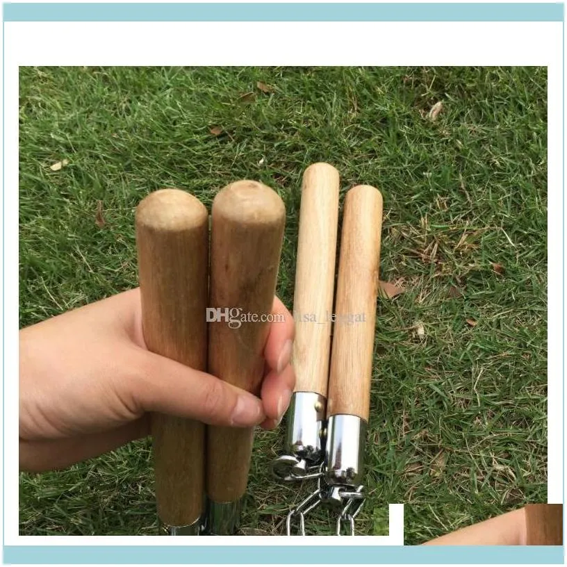 hot 2019 new kungfu bruce lee nunchaku wood fitness martial arts,stage show exercise supplies shipping