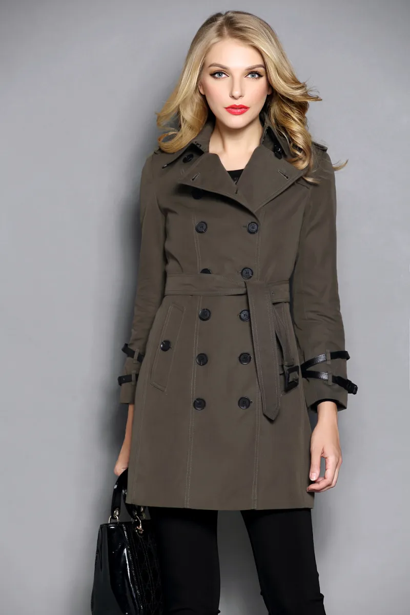 安い オーダー レディーストレンチコートロングクラシックウインドブレーカー防水イギリスのハイエンド英語スタイル秋冬ガバディアンソリッドカラーサイズコートa98s ベセスダのpcランチャー Vtech Computer Com