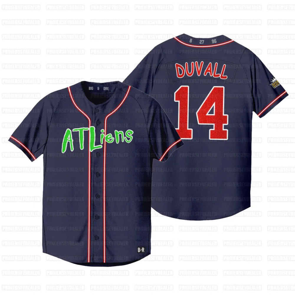 Atlanta Braves 25th Anniversary Ronald Acuna Jr. Navy Baseball Jersey