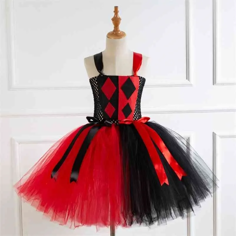 Best Selling Halloween Costumes Girls Princess Fluffy Skirt Clown Black