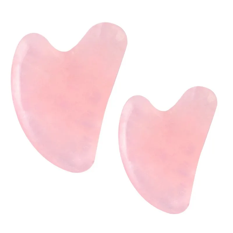 DHL Gua Sha Board Cleaning Jade Scraping Piece Liten Finger Heart-Shaped Beauty Face Tool Massage Tools Relaxation Health Care