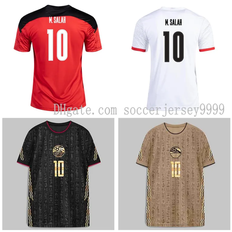 Egypt Soccer Jersey M. SALAH Player Fans Version 2021 2022 Egpyt Home