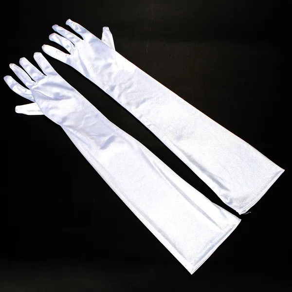 knee length dresses for ladies Women's Wrist Length White Day Glove | The Isabelle Glove