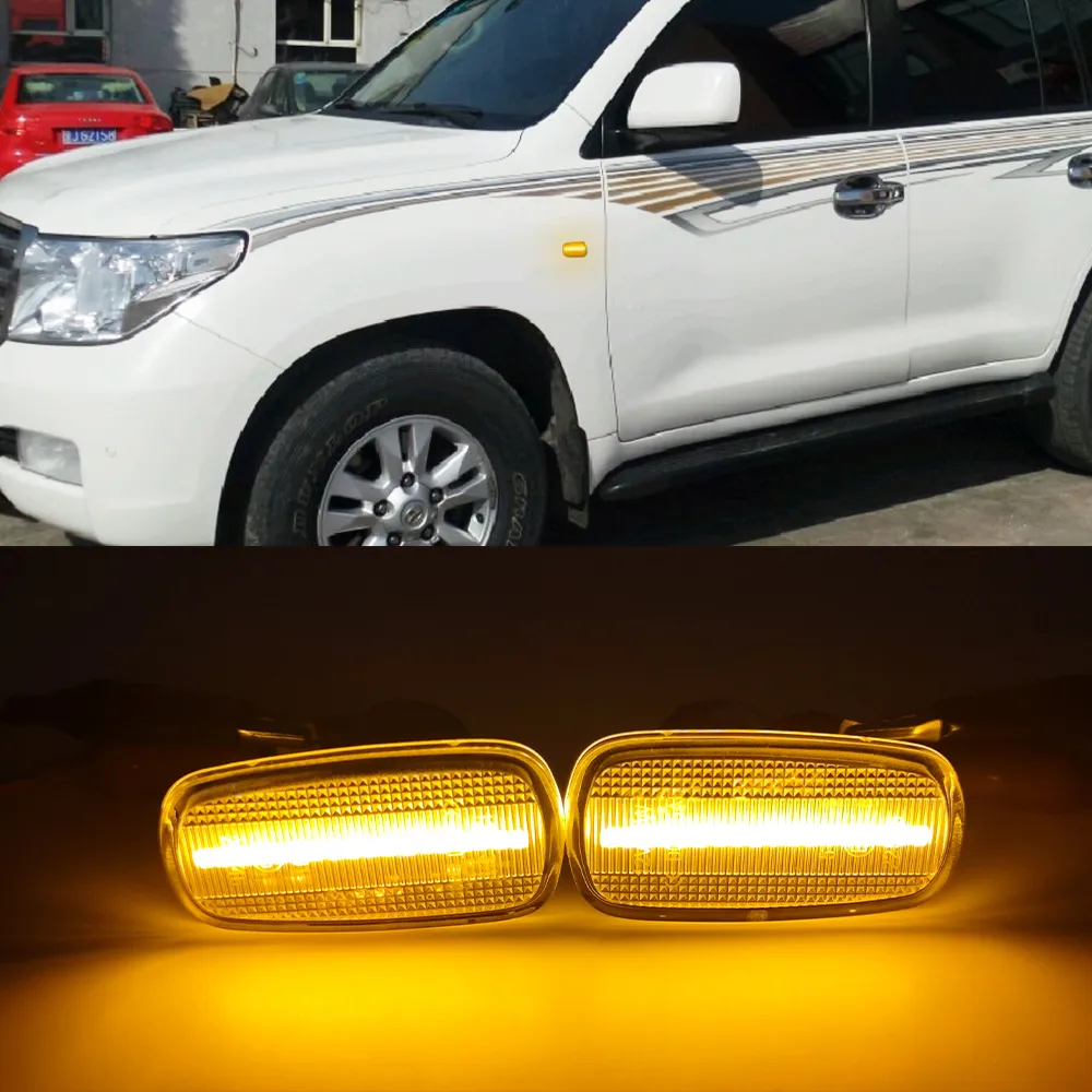 1 Set LED Side Marker Light voor Lexus IS200 300 LS430 SCION XB TOYOTA Prius Klugel Wens Altezza Isis Land Cruiser Crown Comfort