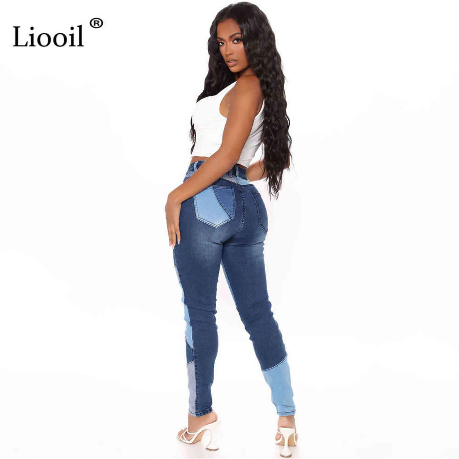 Pantalon stretch taille haute online