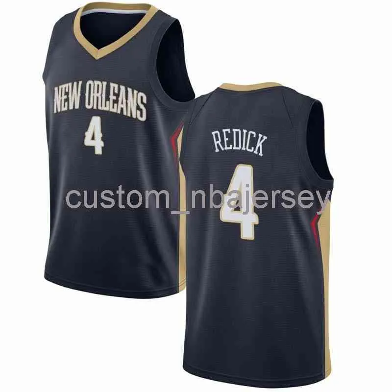 メンズ女性ユースJJ Redick＃4 Swingman Jerseyステッチカスタム名任意の数