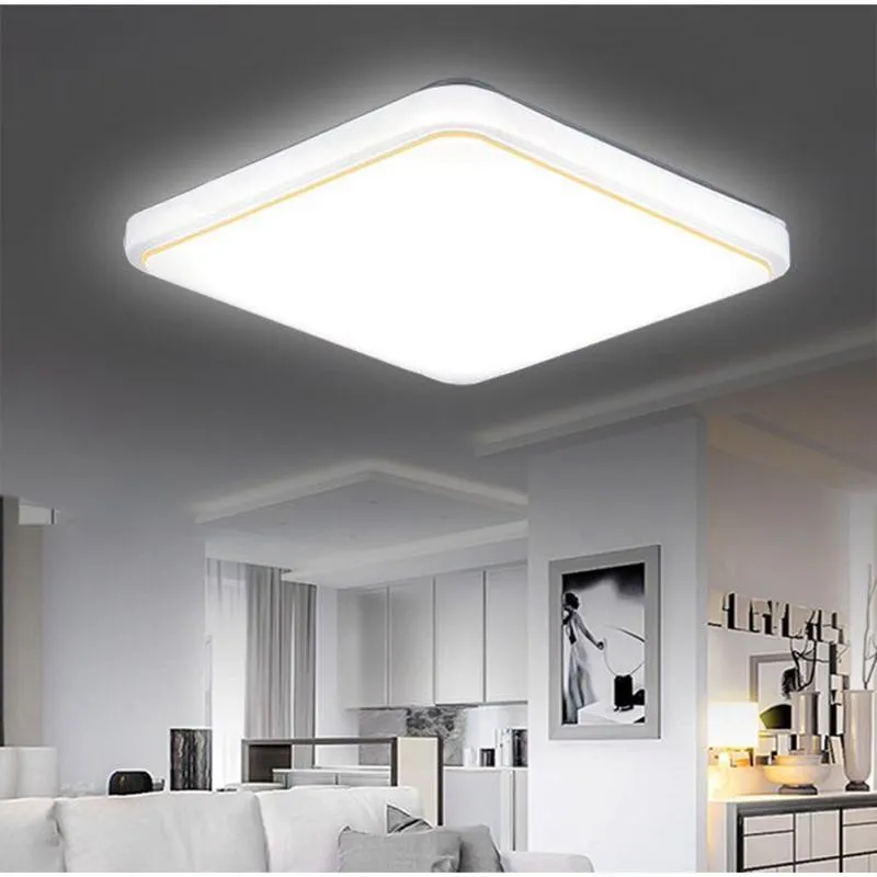 Tavan Işıkları Kare LED 12W/24W/36W/48W Oturma Odası Yatak Odası Mutfak Dekor Modern Panel Işık