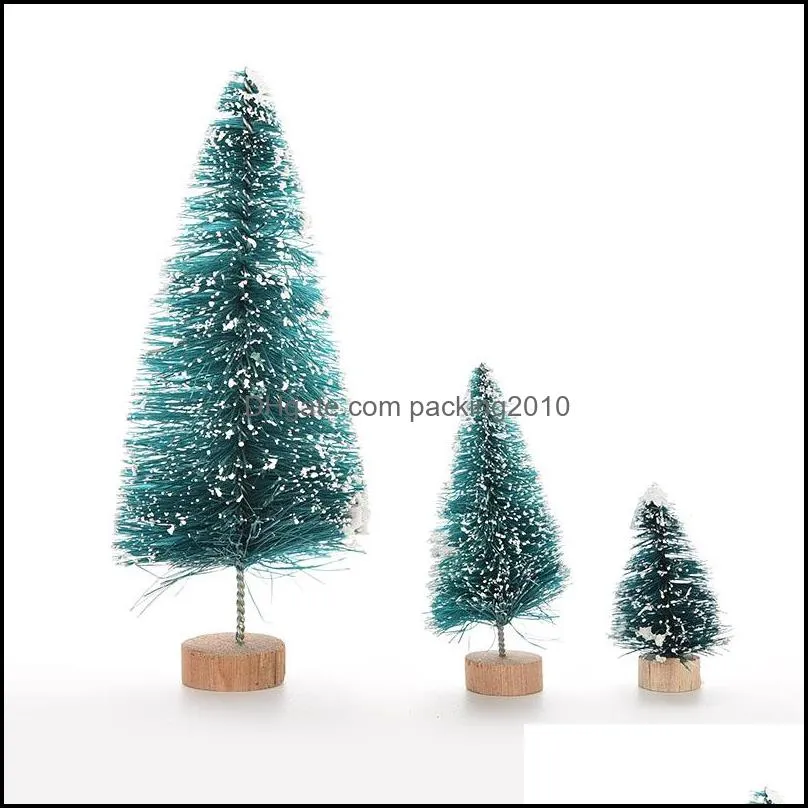 Christmas Decorations 1 Pcs Tree A Small Pine Placed In The Desktop Mini Decoration 3 Size