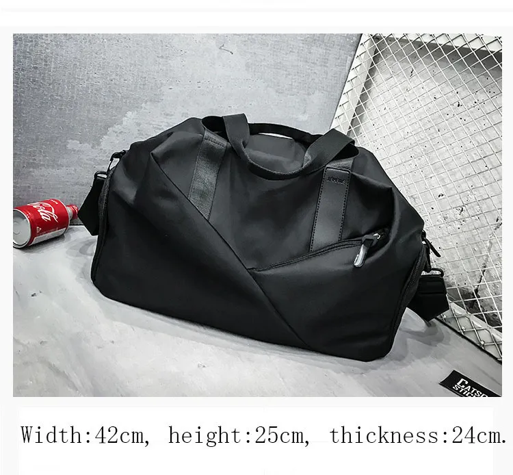 LU-1010 men and women high quality fashion households run yoga travel bag dry and wet separation large capacity leisure bag