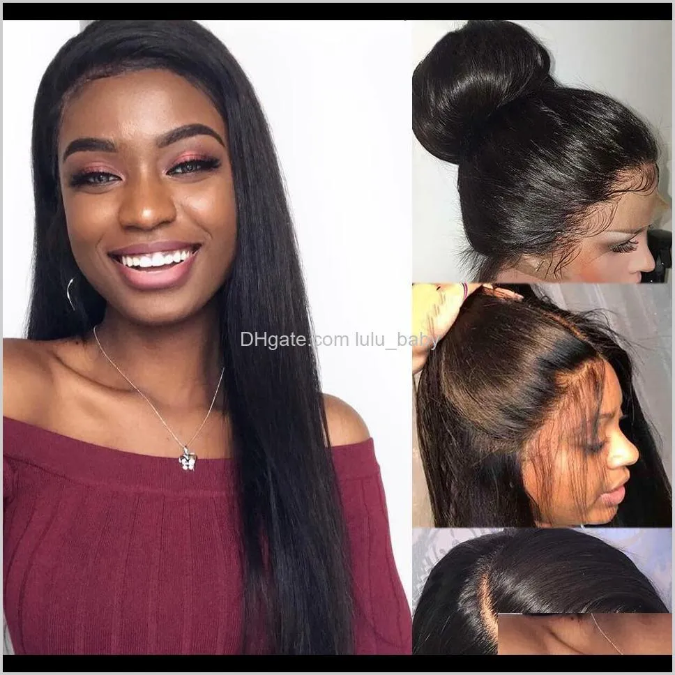 10a brazilian hair straight human hair wigs with baby hair kinky curly 4*4 lace front wigs body wave wholesale price