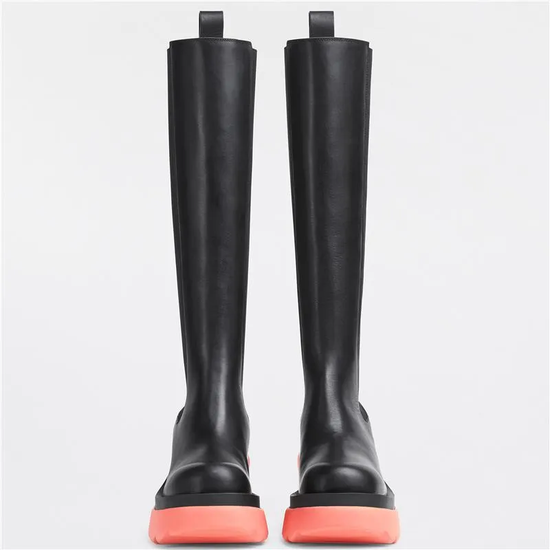 公式通販 激安 ブーツfanyuan秋冬ファッション簡潔な女性ニーハイラウンドつま先の本物の革厚いかかとカジュアルプラットホーム靴女性 人気の中古 Kyc Industriasdao Com 公式通販 激安 ブーツfanyuan秋冬ファッション簡潔な女性ニーハイラウンドつま先の本物の革厚いかかとカジュアルプラットホーム靴女性 人気の中古 Kyc Industriasdao Com