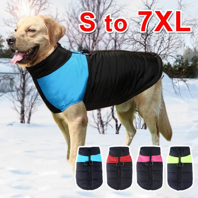 Dog Apparel Autumn Winter Ski Dog Warm Waistcoat Pet Vests Coats With