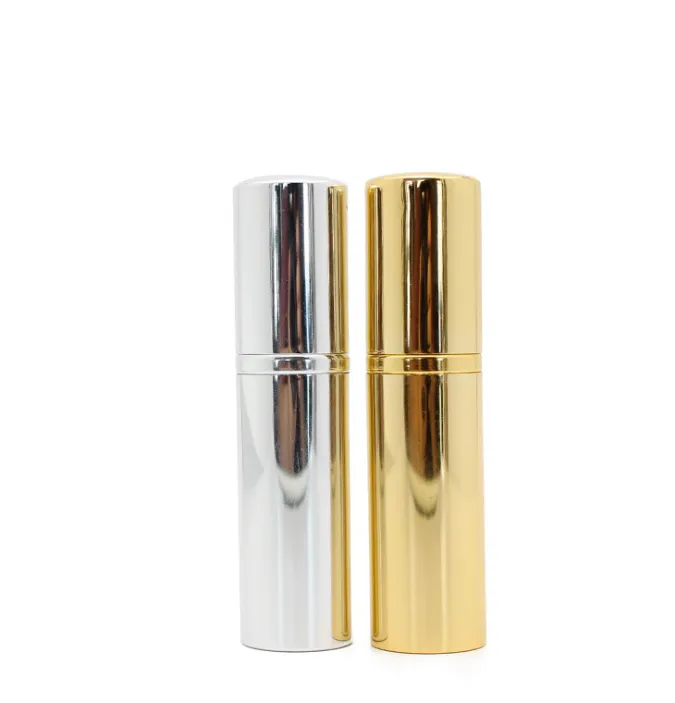 Bouteille de parfum en verre Transparent de pulvérisateur en aluminium de 5 ML bouteille de jet de voyage conteneur cosmétique vide portatif avec le pulvérisateur en aluminium