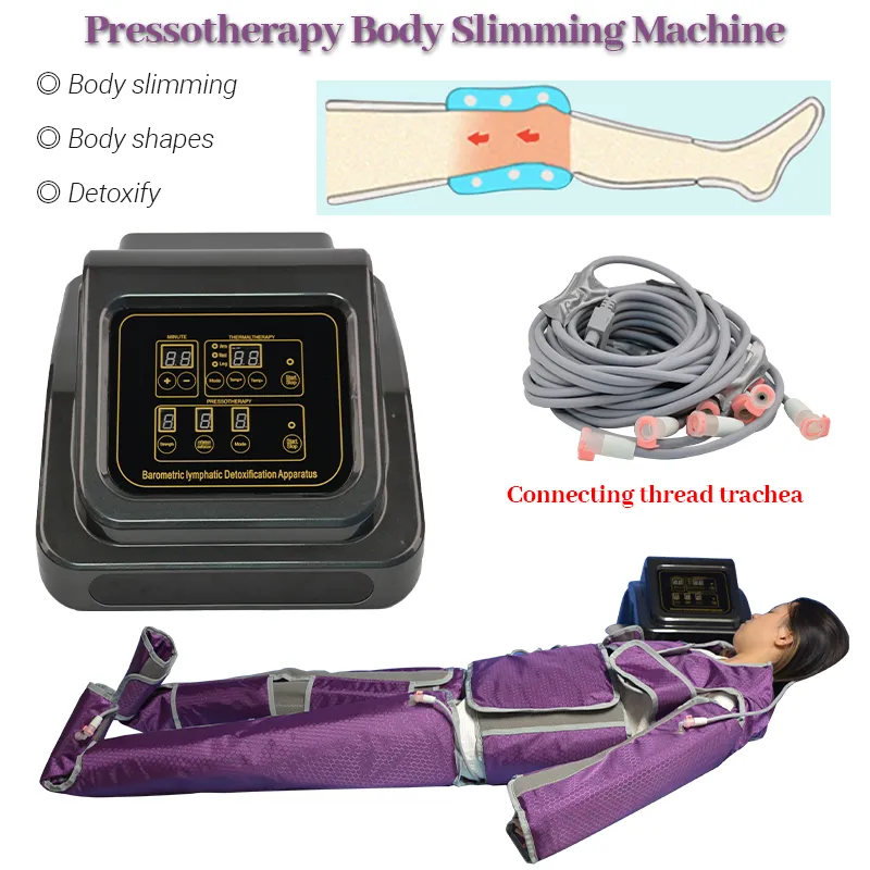 2 in 1 Hava Basıncı Uzak Kızılötesi Pressotheraperapi Makinesi Vücut Zayıflama Için Lenf Drenaj Selülit Temizleme Masaj Ekipmanları