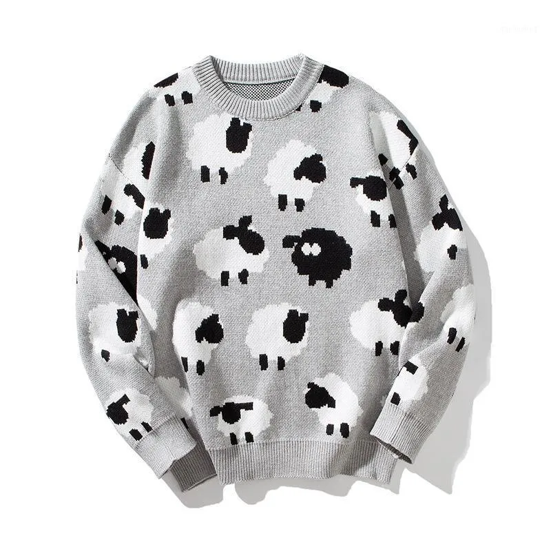 Mens cow print 2025 pullover