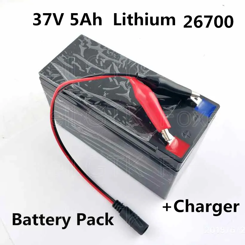 37V 5Ah 36V 26700 Lithium ion battery pack for self balancing electric scooter E-bike electric sweeper flashlight Backup power