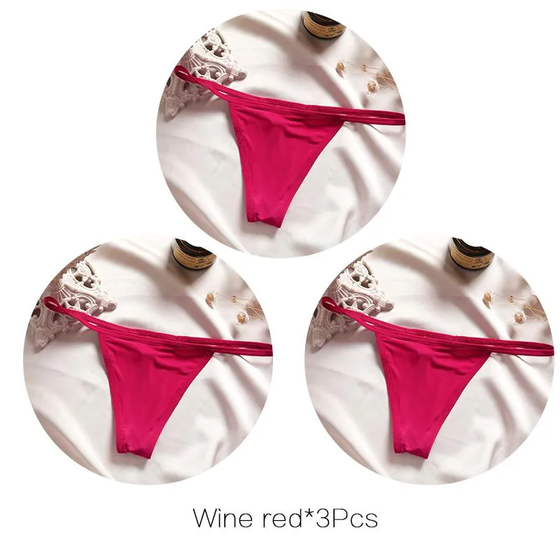 Womens Panties FINETOO Set Sexy Low Rise Thongs Women Bikini T Back  Underpants M XL Female G String Panty Ladies Thong 221g From Ai826, $19.08