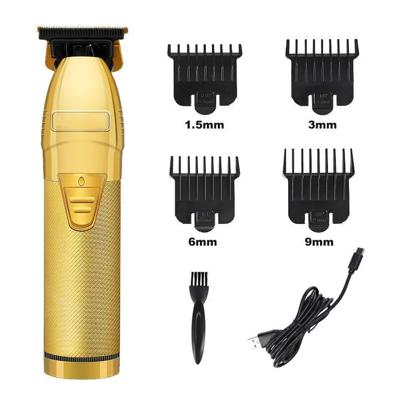 Livraison directe S9 professionnel sans fil Outliner tondeuse à barbe tondeuse à barbe salon de coiffure Machine de découpe de cheveux Rechargeable