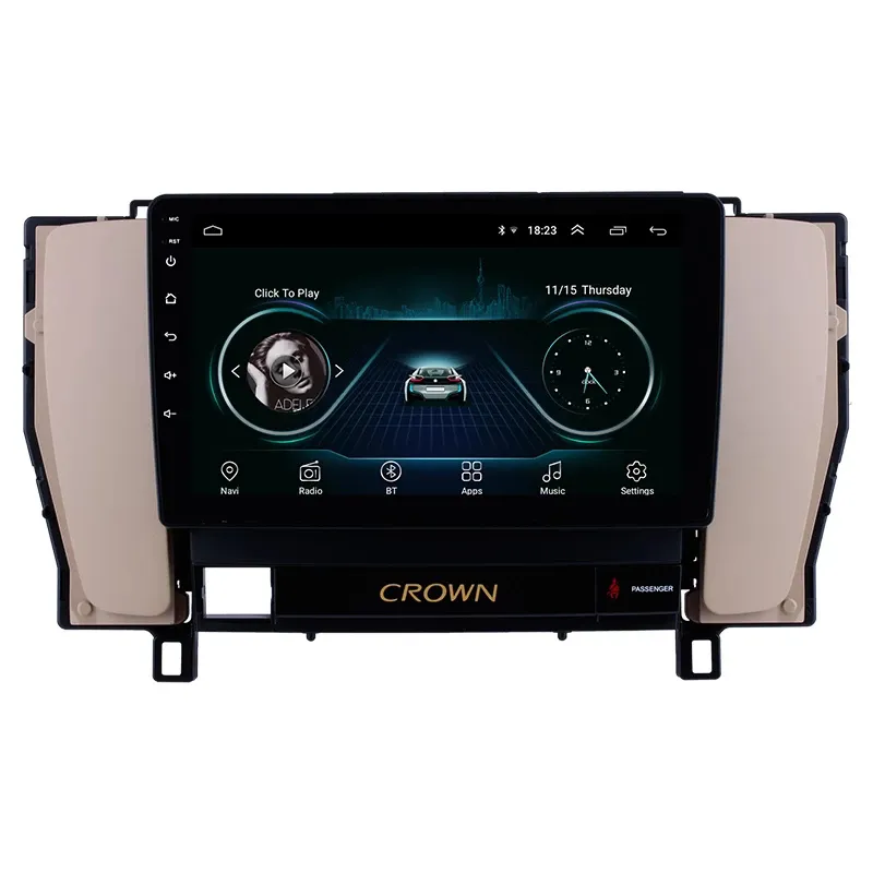 Android Auto DVD Radio Stereo GPS-navigatie Multimedia-speler voor Toyota Old Crown 2010-2014 2 DIN Touch