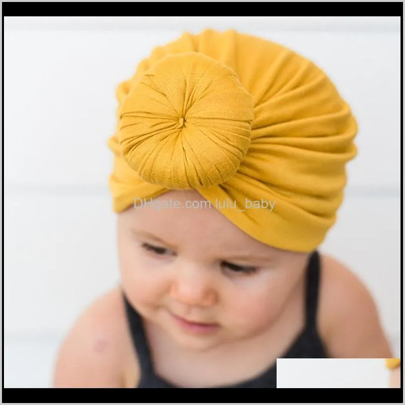 Born Baby Toddler Kids Rose Bowknot Soft Cotton Blend Hat Caps