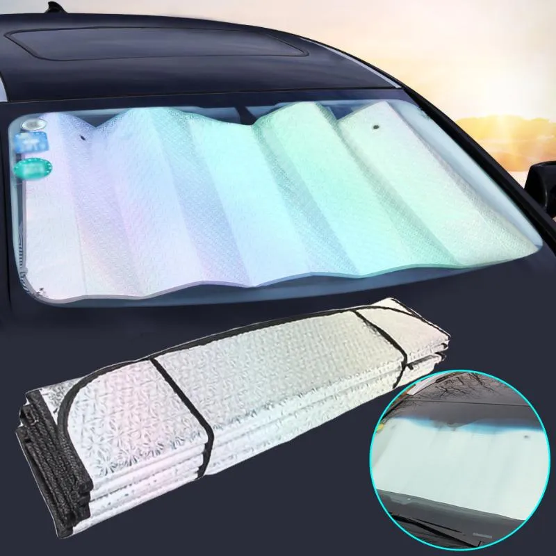 Pare-brise avant de voiture, pare-soleil anti gel neige anti glace UV  protection solaire pliage universel pour voiture