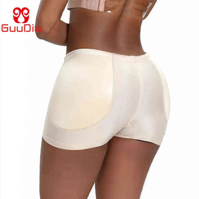 GUUDIA Butt Lifter Shaper Women Ass Padded Panties Slimming Underwear Body Shaper Hip Enhancer Sexy Tummy Control Panties Waist 211029